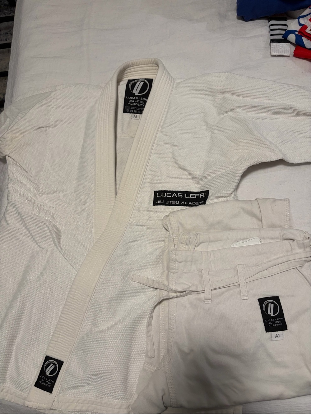 Lucas Lepri White Men’s Jiu-Jitsu Gi - Size A1